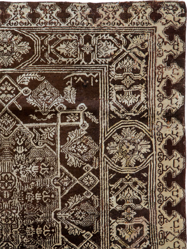 Antique Indian Agra Rug, No.25143 - Gss