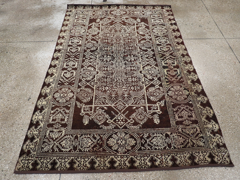 Antique Indian Agra Rug, No.25143 - Gss