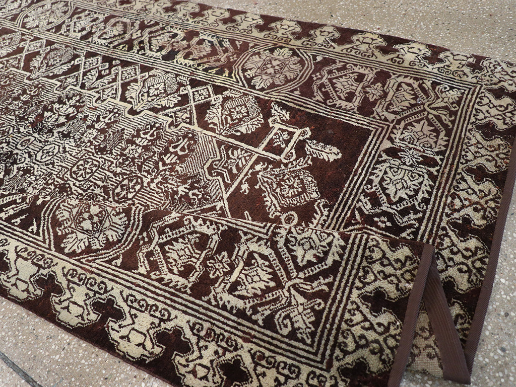 Antique Indian Agra Rug, No.25143 - Gss