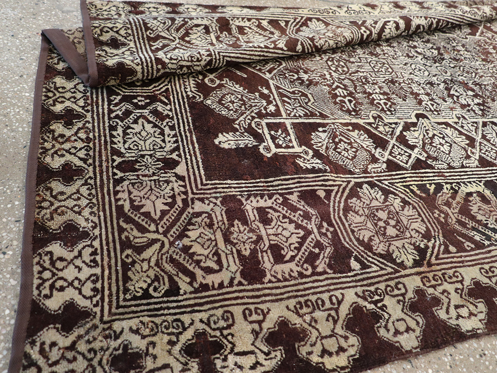 Antique Indian Agra Rug, No.25143 - Gss