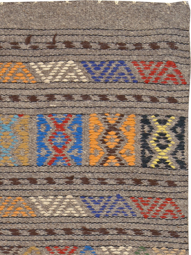 Vintage Turkish Flatweave Kilim, No.25146 - Gss