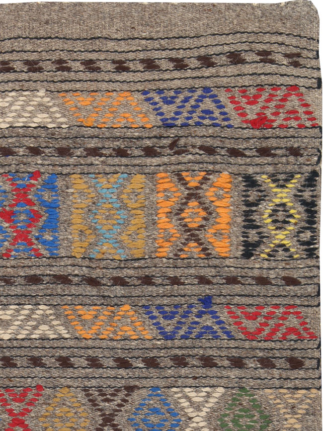 Vintage Turkish Flatweave Kilim, No.25146 - Gss