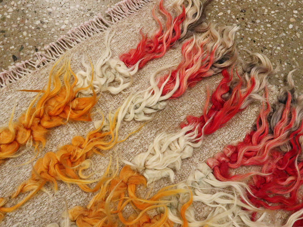 Vintage Turkish Tulu Throw Rug, No.25150 - Gss