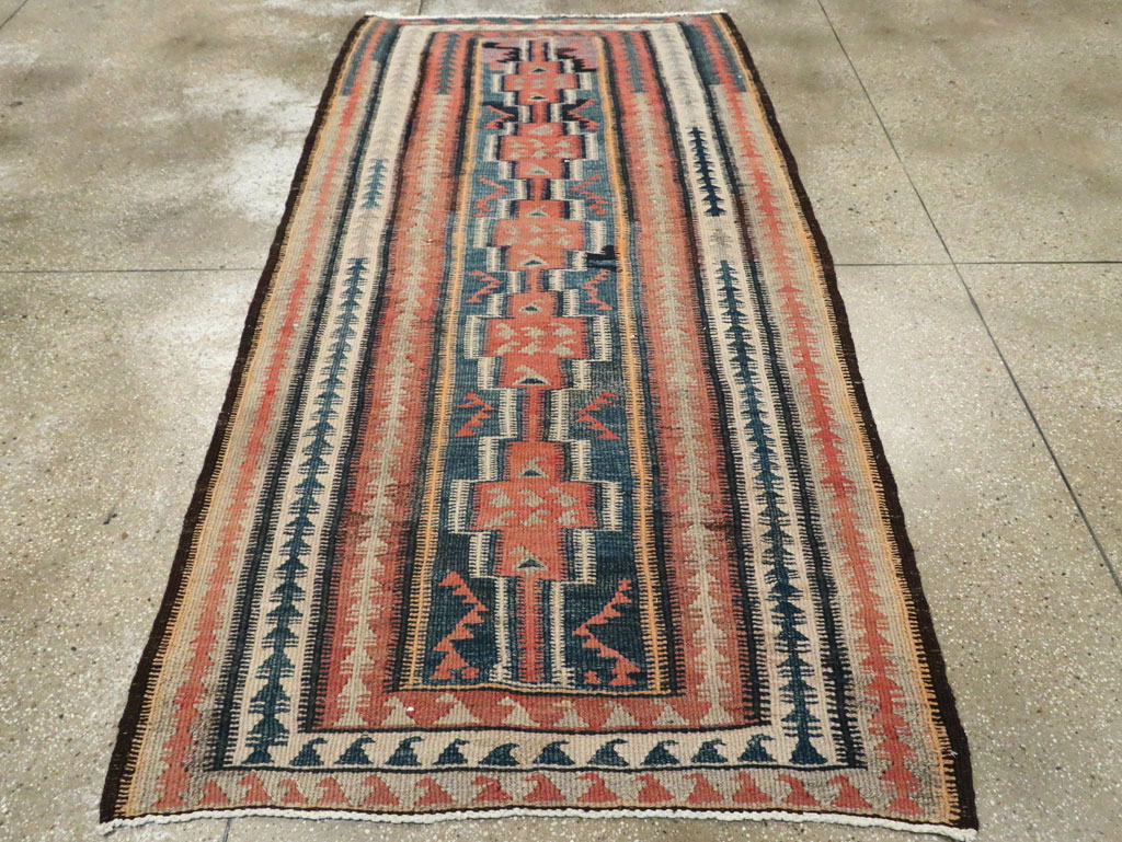 Vintage Persian Flatweave Kilim, No.25152 - Gss
