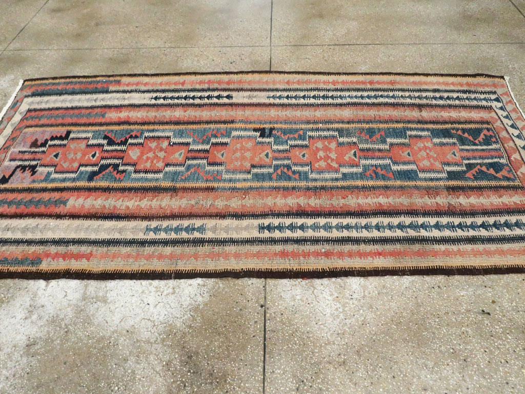 Vintage Persian Flatweave Kilim, No.25152 - Gss