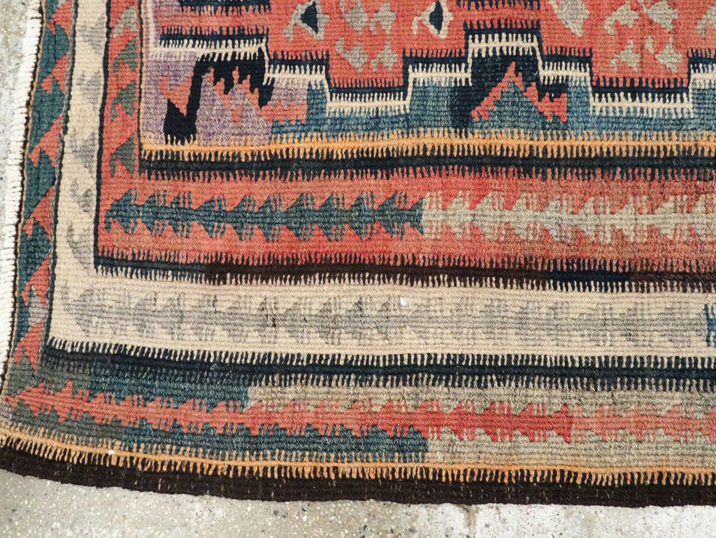 Vintage Persian Flatweave Kilim, No.25152 - Gss