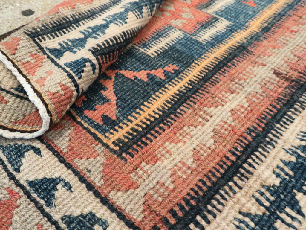 Vintage Persian Flatweave Kilim, No.25152 - Gss