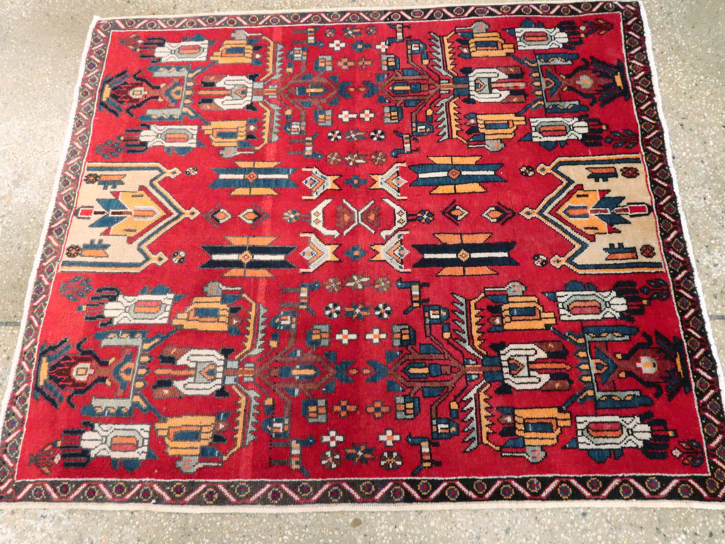 Vintage Persian Tabriz Carpet, No.25162 - Gss