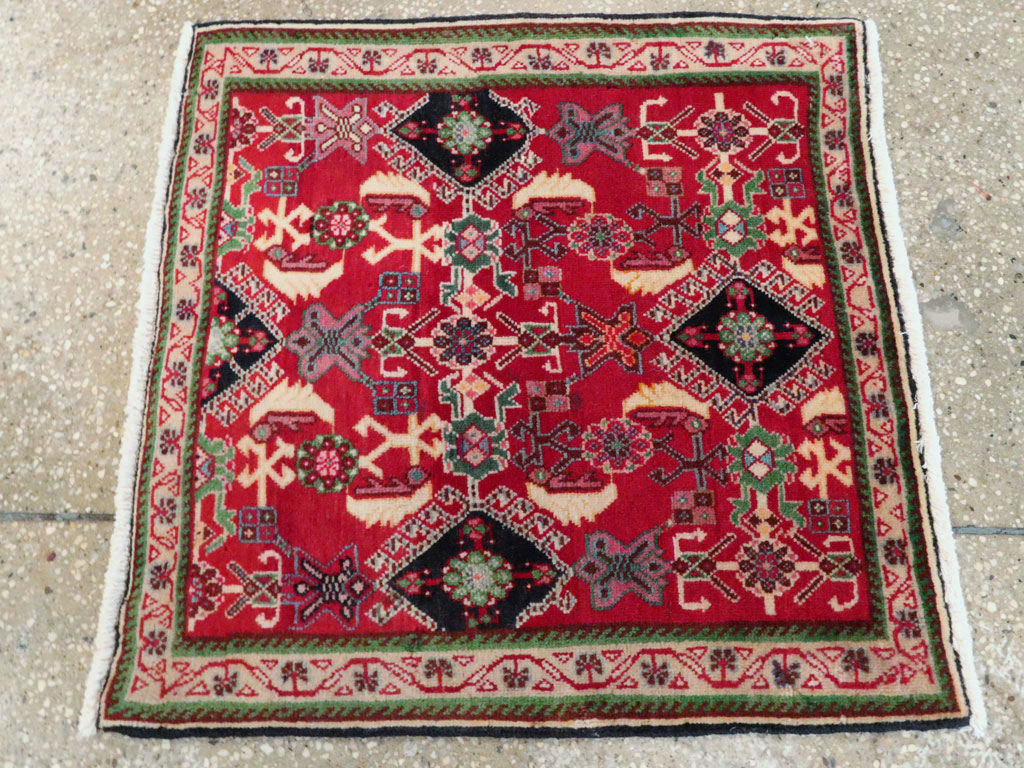 Vintage Persian Shiraz Square Rug (Pair: 1 of 2), No.25168 - Gss