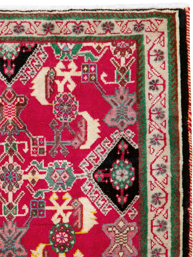 Vintage Persian Shiraz Square Rug (Pair: 2 of 2), No.25169 - Gss