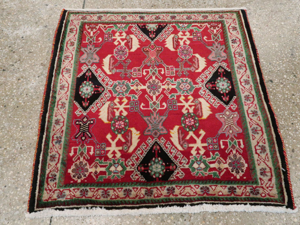 Vintage Persian Shiraz Square Rug (Pair: 2 of 2), No.25169 - Gss