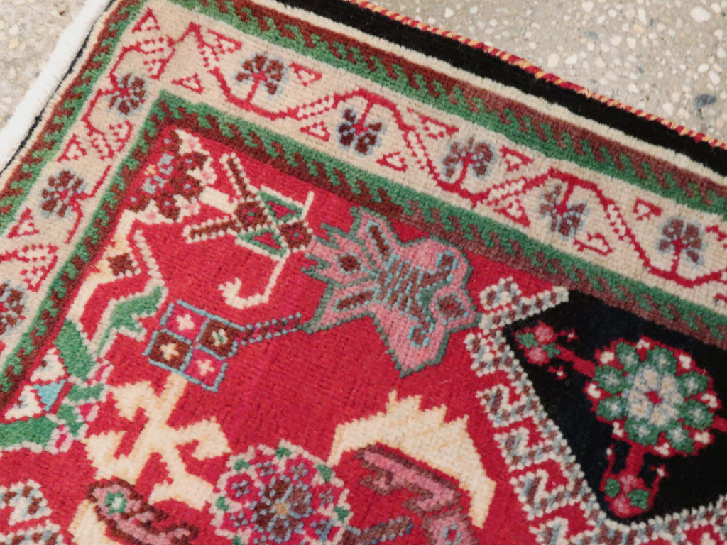 Vintage Persian Shiraz Square Rug (Pair: 2 of 2), No.25169 - Gss