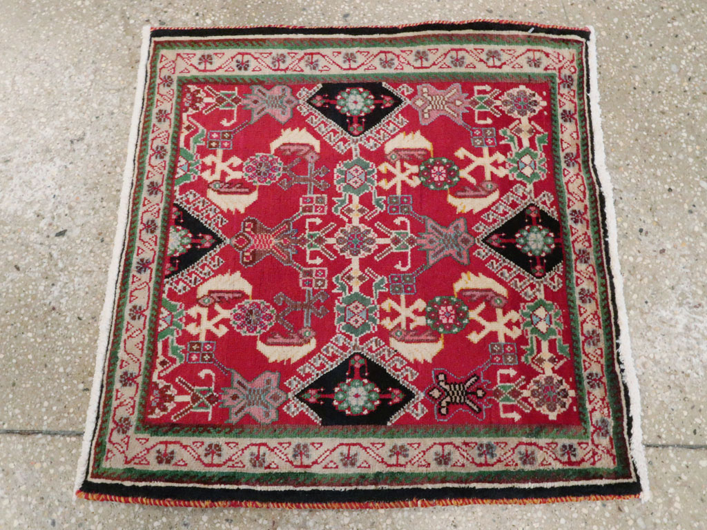 Vintage Persian Shiraz Square Rug (Pair: 2 of 2), No.25169 - Gss