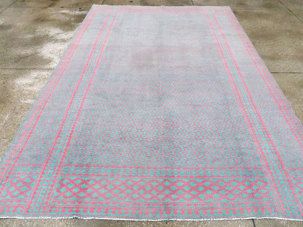 Vintage Persian Flatweave Kilim Accent Rug, No.25178 - Gss