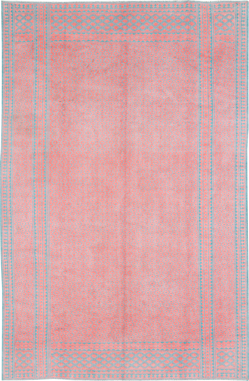 Vintage Persian Flatweave Kilim Accent Rug, No.25178 - Gss