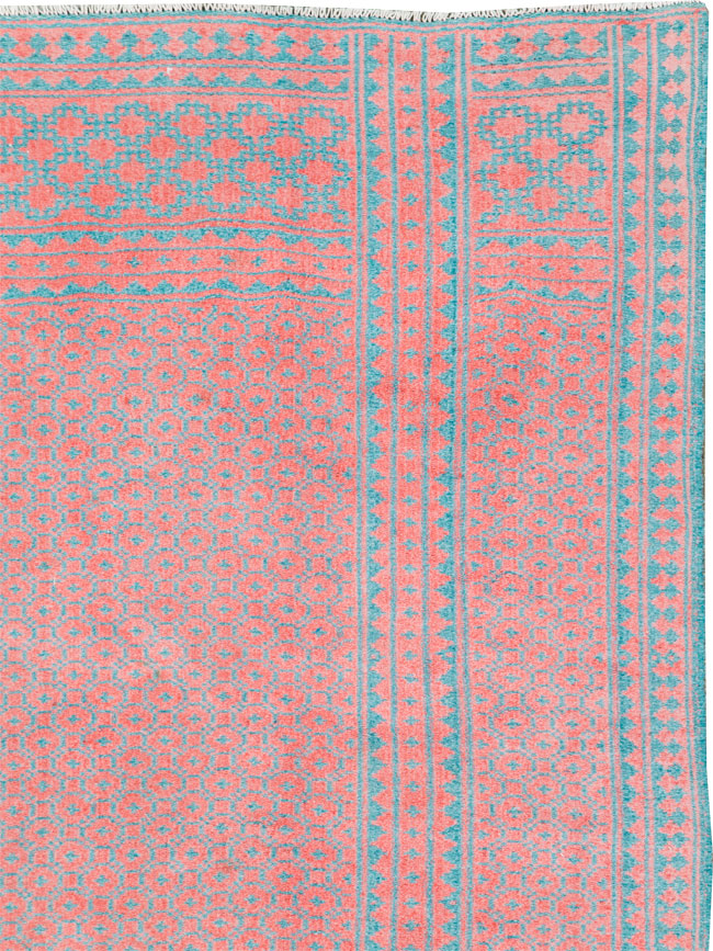 Vintage Persian Flatweave Kilim Accent Rug, No.25178 - Gss