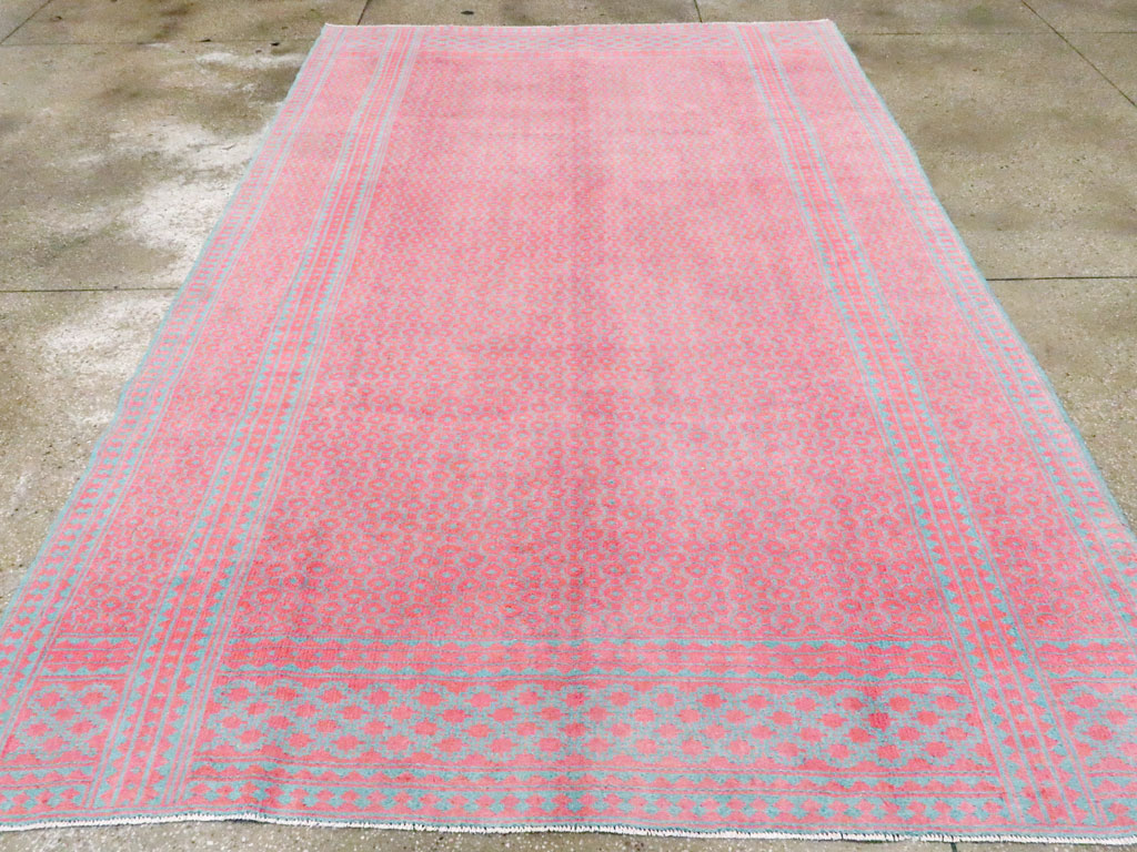 Vintage Persian Flatweave Kilim Accent Rug, No.25178 - Gss