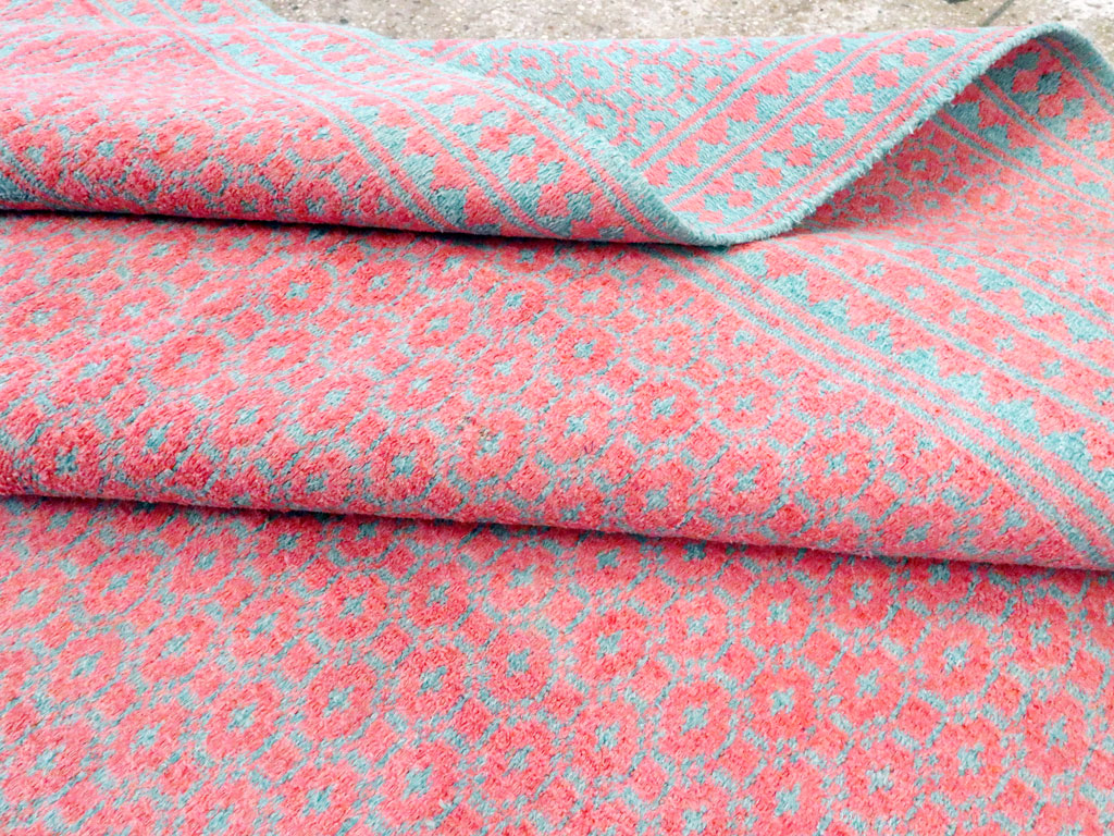 Vintage Persian Flatweave Kilim Accent Rug, No.25178 - Gss