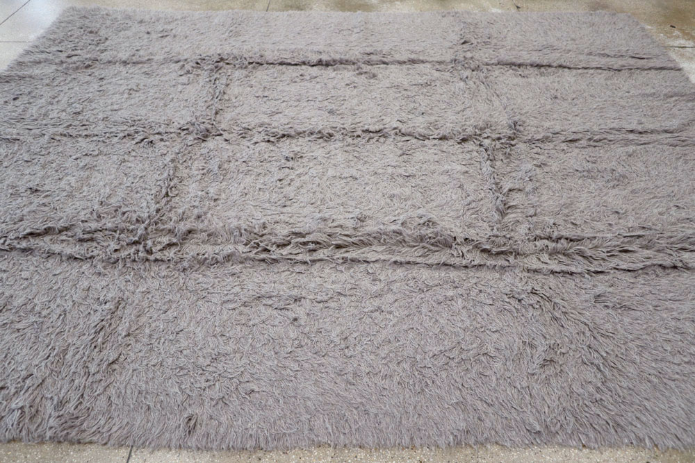 Vintage Greece Shag Rug, No.25183 - Gss