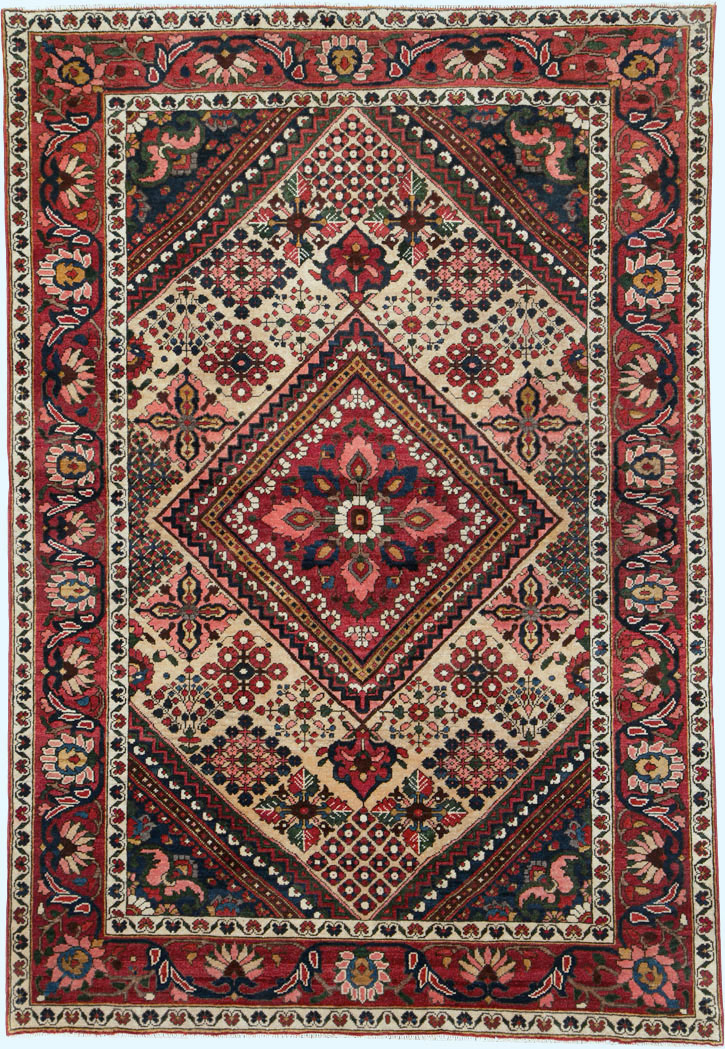 Vintage Persian Joshegan Rug (Pair: 1 of 2), No.25185 - Gss