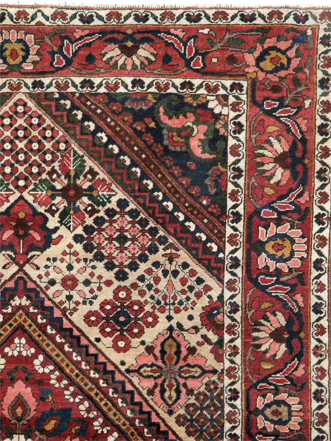 Vintage Persian Joshegan Rug (Pair: 1 of 2), No.25185 - Gss