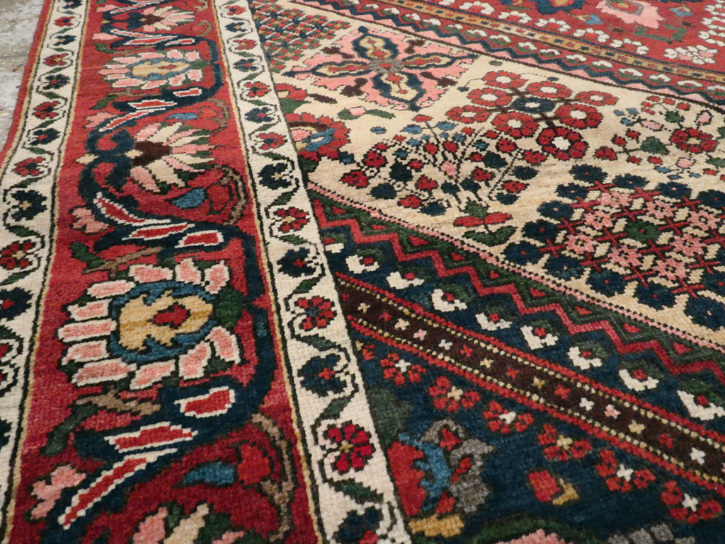Vintage Persian Joshegan Rug (Pair: 1 of 2), No.25185 - Gss