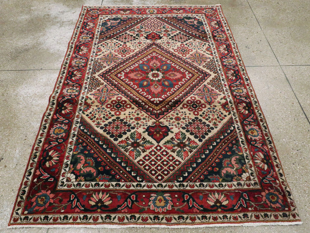 Vintage Persian Joshegan Rug (Pair: 2 of 2), No.25186 - Gss
