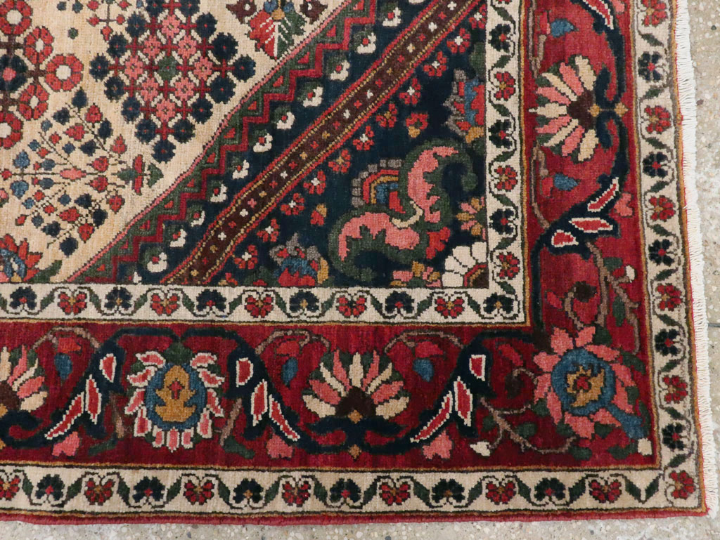 Vintage Persian Joshegan Rug (Pair: 2 of 2), No.25186 - Gss