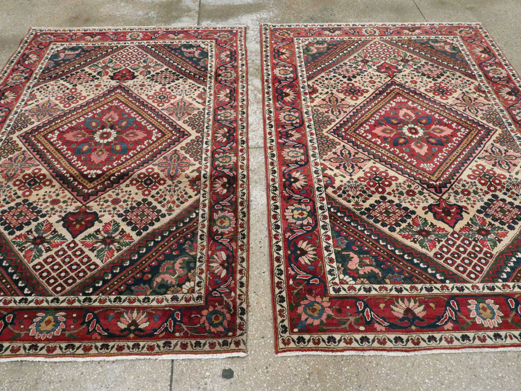 Vintage Persian Joshegan Rug (Pair: 2 of 2), No.25186 - Gss