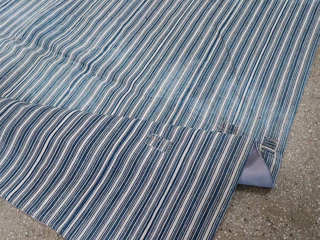 Vintage Persian Flatweave Kilim Square Accent Rug, No.25191 - Gss