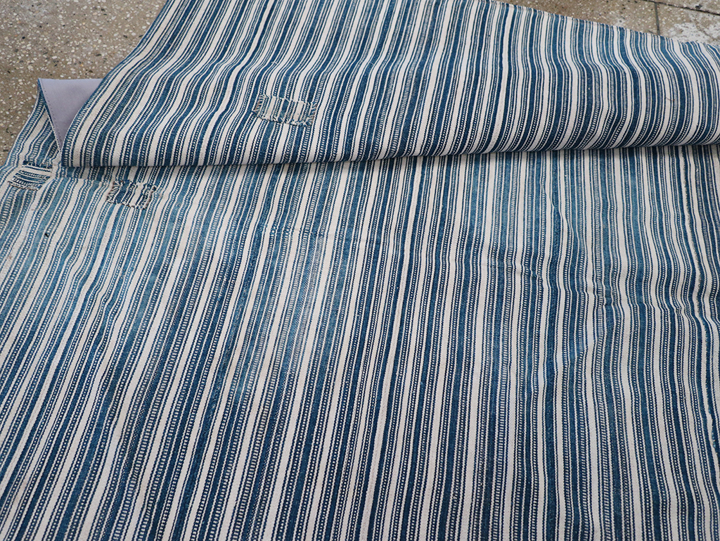 Vintage Persian Flatweave Kilim Square Accent Rug, No.25191 - Gss