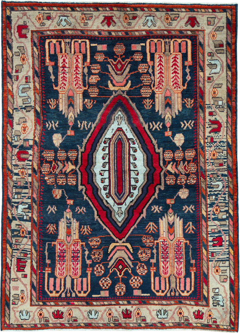 Vintage Persian Malayer Rug, No.25198 - Gss