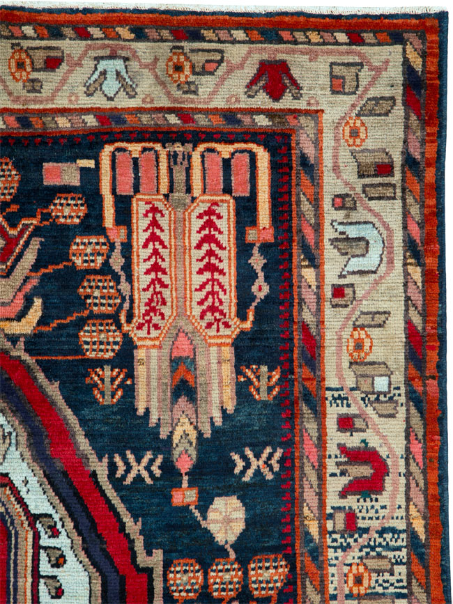 Vintage Persian Malayer Rug, No.25198 - Gss