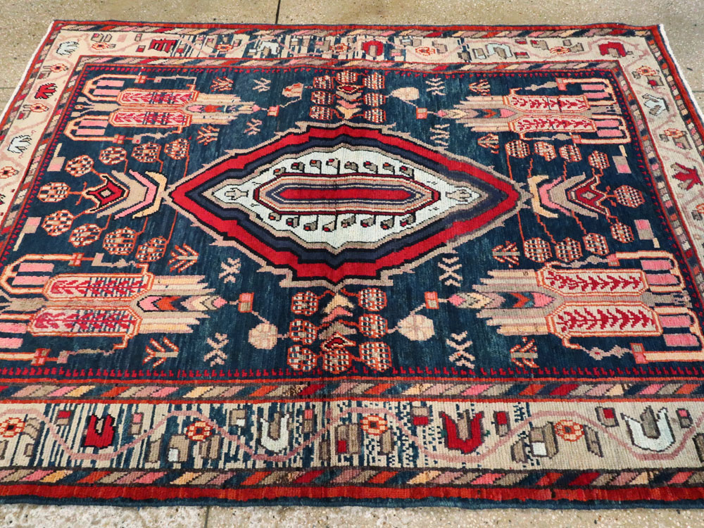 Vintage Persian Malayer Rug, No.25198 - Gss