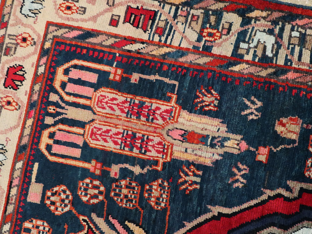 Vintage Persian Malayer Rug, No.25198 - Gss