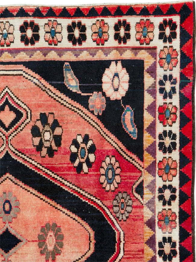 Vintage Persian Gabbeh Rug, No.25203 - Gss