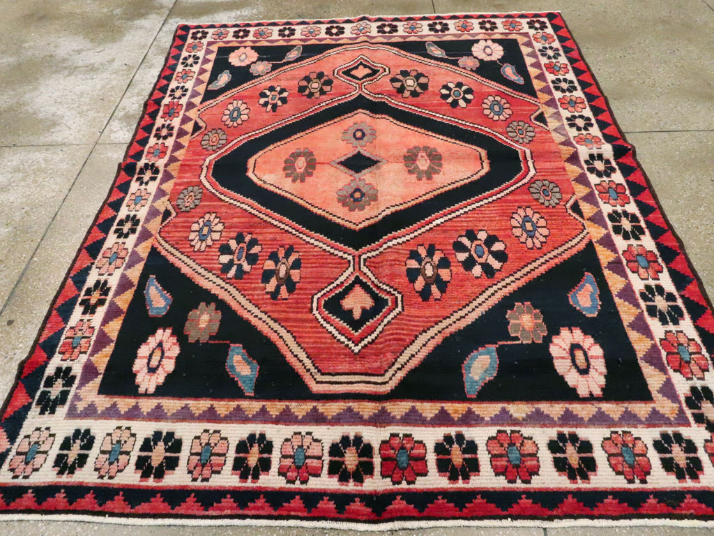 Vintage Persian Gabbeh Rug, No.25203 - Gss