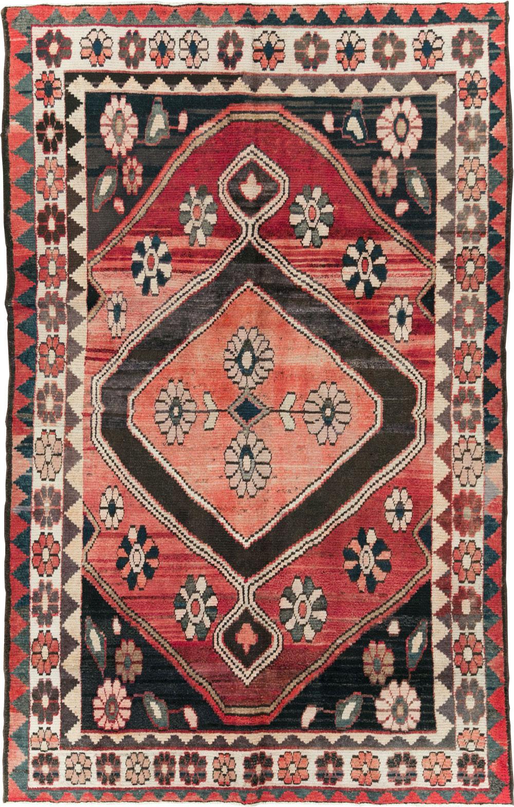 Vintage Persian Gabbeh Rug, No.25205 - Gss