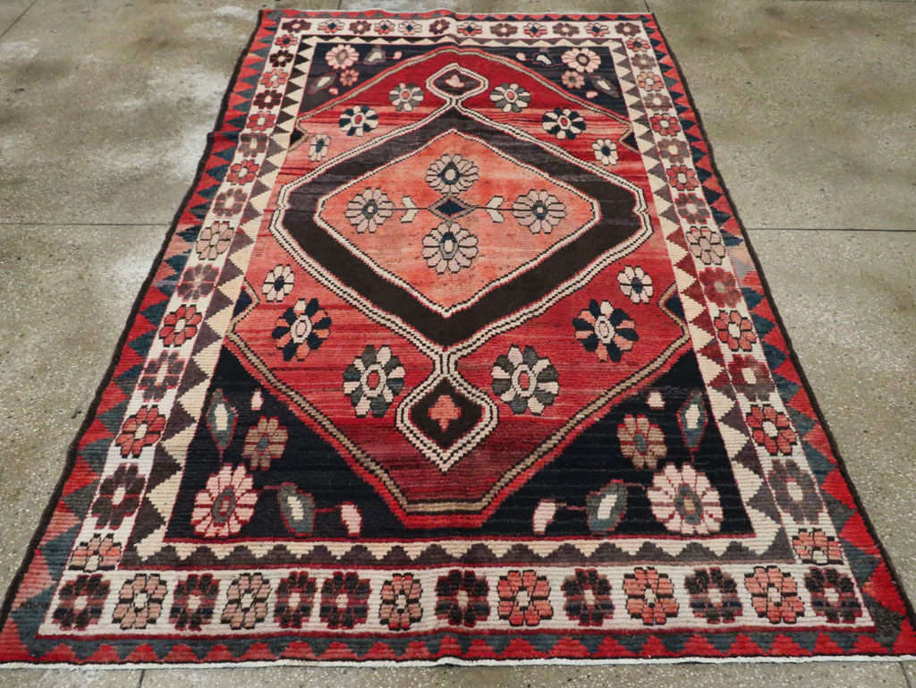 Vintage Persian Gabbeh Rug, No.25205 - Gss