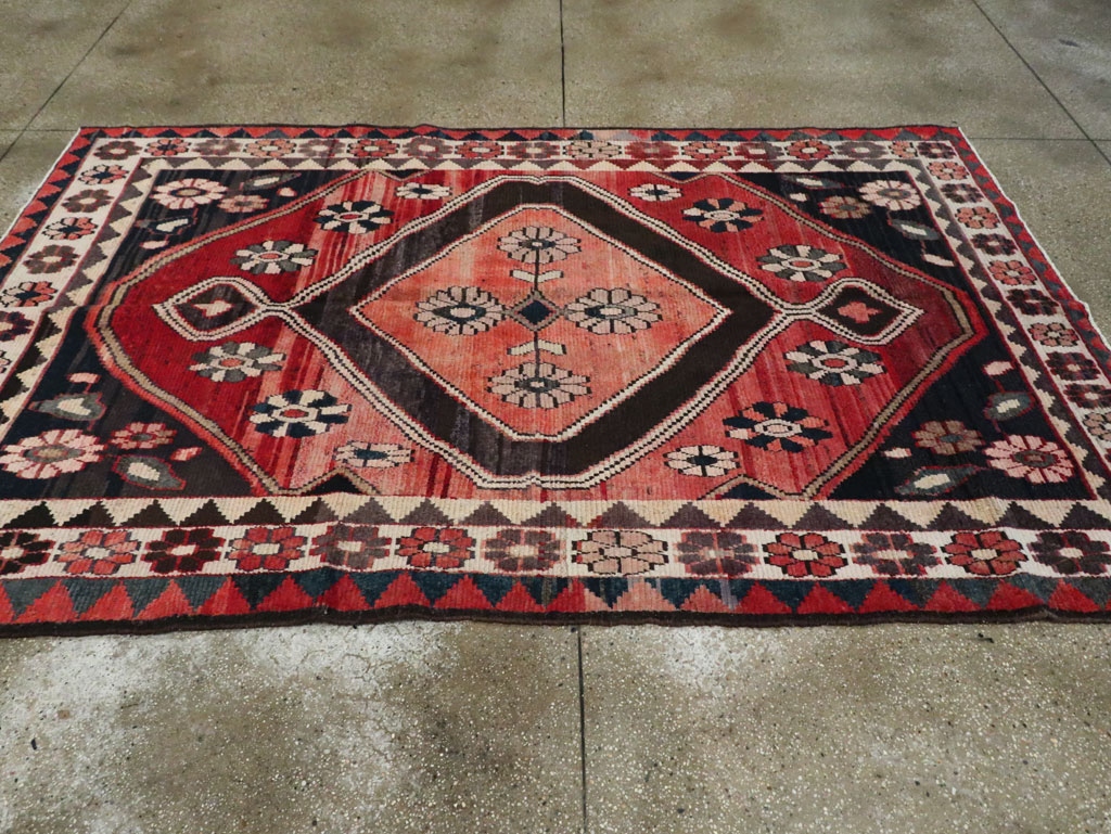 Vintage Persian Gabbeh Rug, No.25205 - Gss