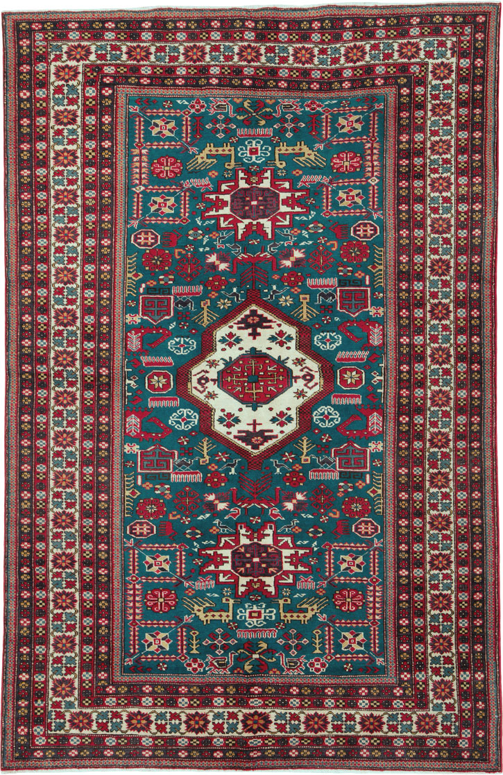 Vintage Persian Tabriz Rug (Pair: 1 of 2), No.25224 - Gss