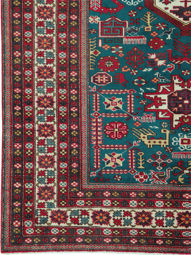 Vintage Persian Tabriz Rug (Pair: 1 of 2), No.25224 - Gss