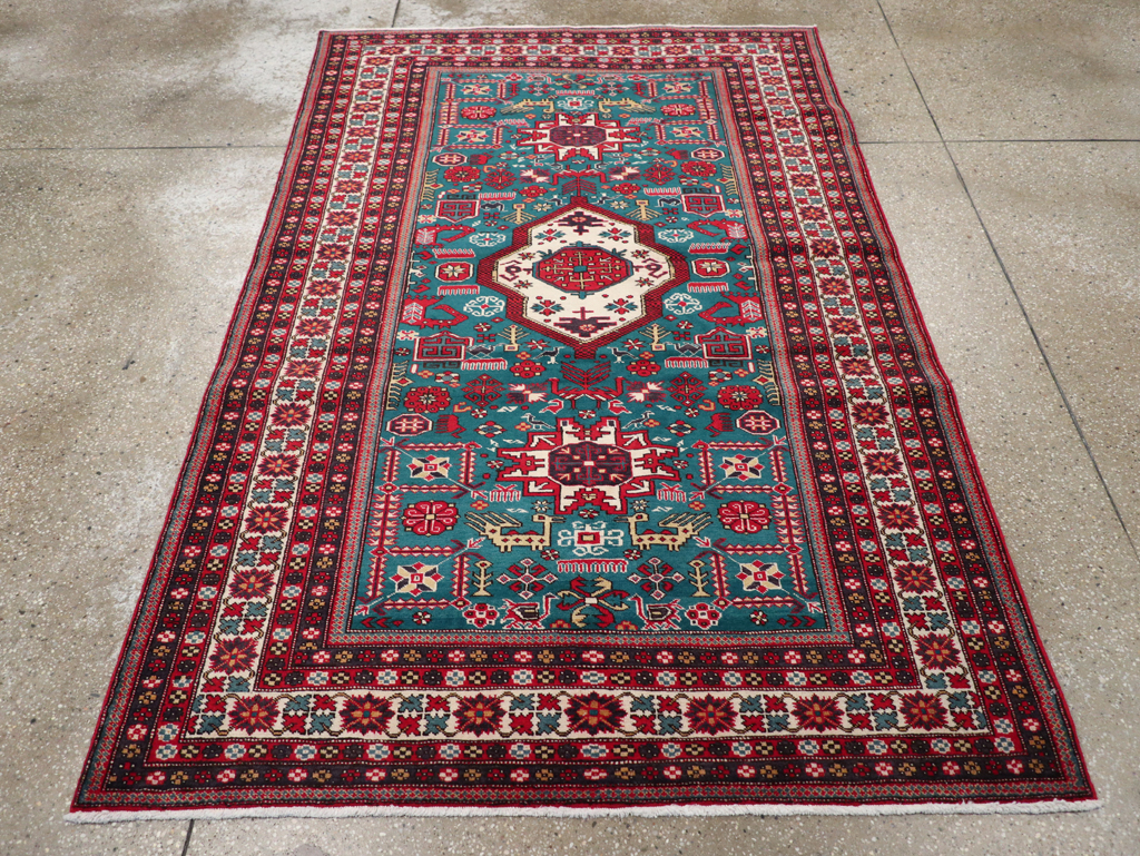Vintage Persian Tabriz Rug (Pair: 1 of 2), No.25224 - Gss