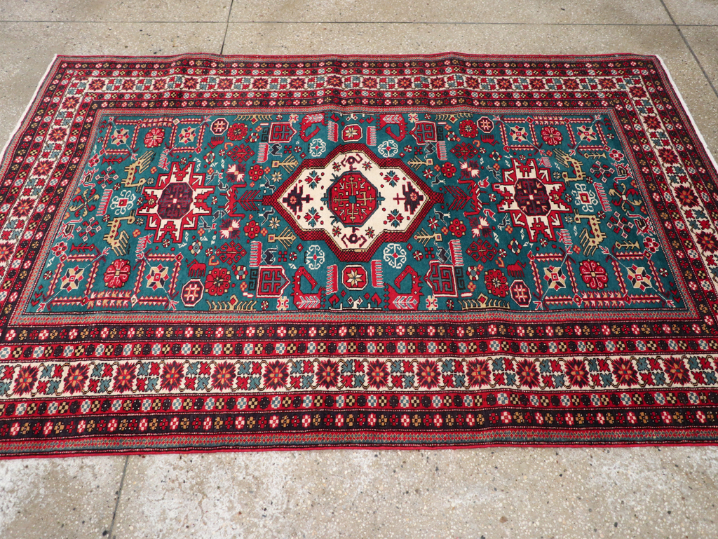 Vintage Persian Tabriz Rug (Pair: 1 of 2), No.25224 - Gss