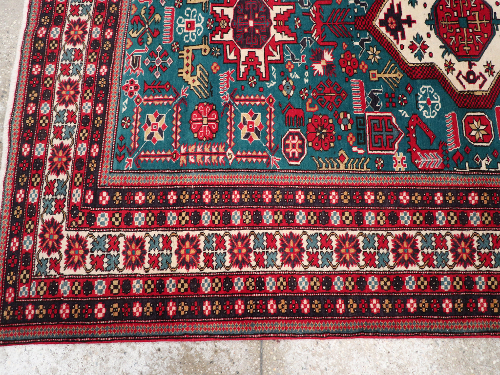 Vintage Persian Tabriz Rug (Pair: 1 of 2), No.25224 - Gss