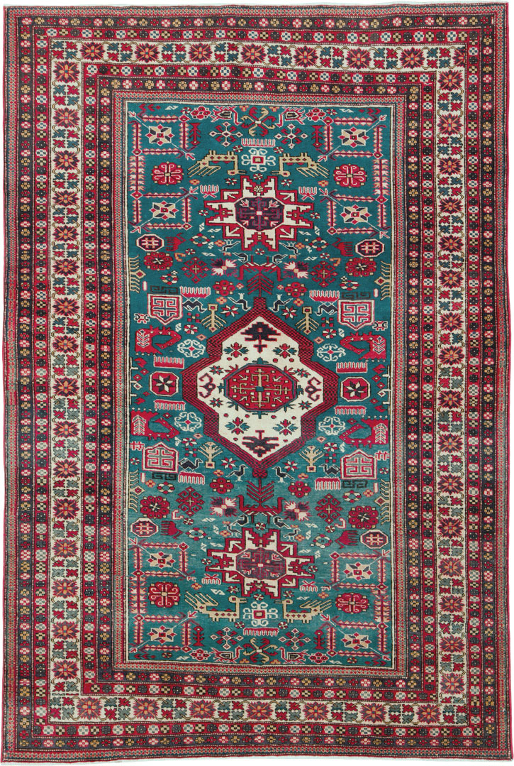 Vintage Persian Tabriz Rug (Pair: 2 of 2), No.25225 - Gss