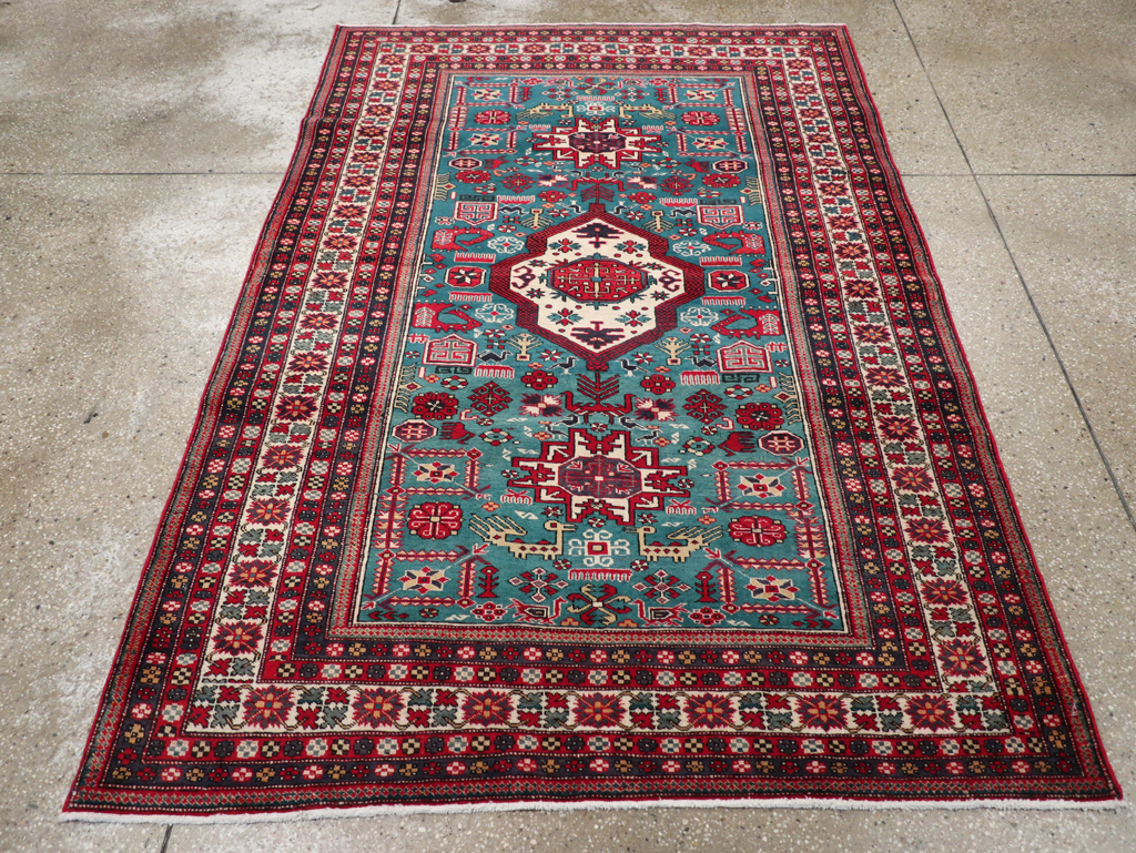 Vintage Persian Tabriz Rug (Pair: 2 of 2), No.25225 - Gss