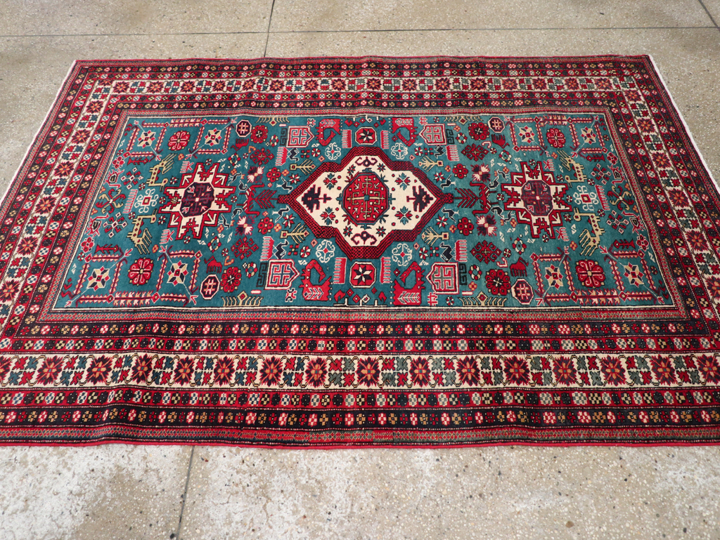 Vintage Persian Tabriz Rug (Pair: 2 of 2), No.25225 - Gss