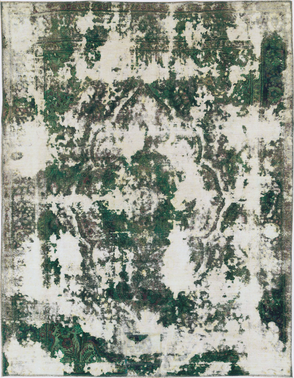 Antique Distressed Persian Tabriz Rug, No.25238 - Gss