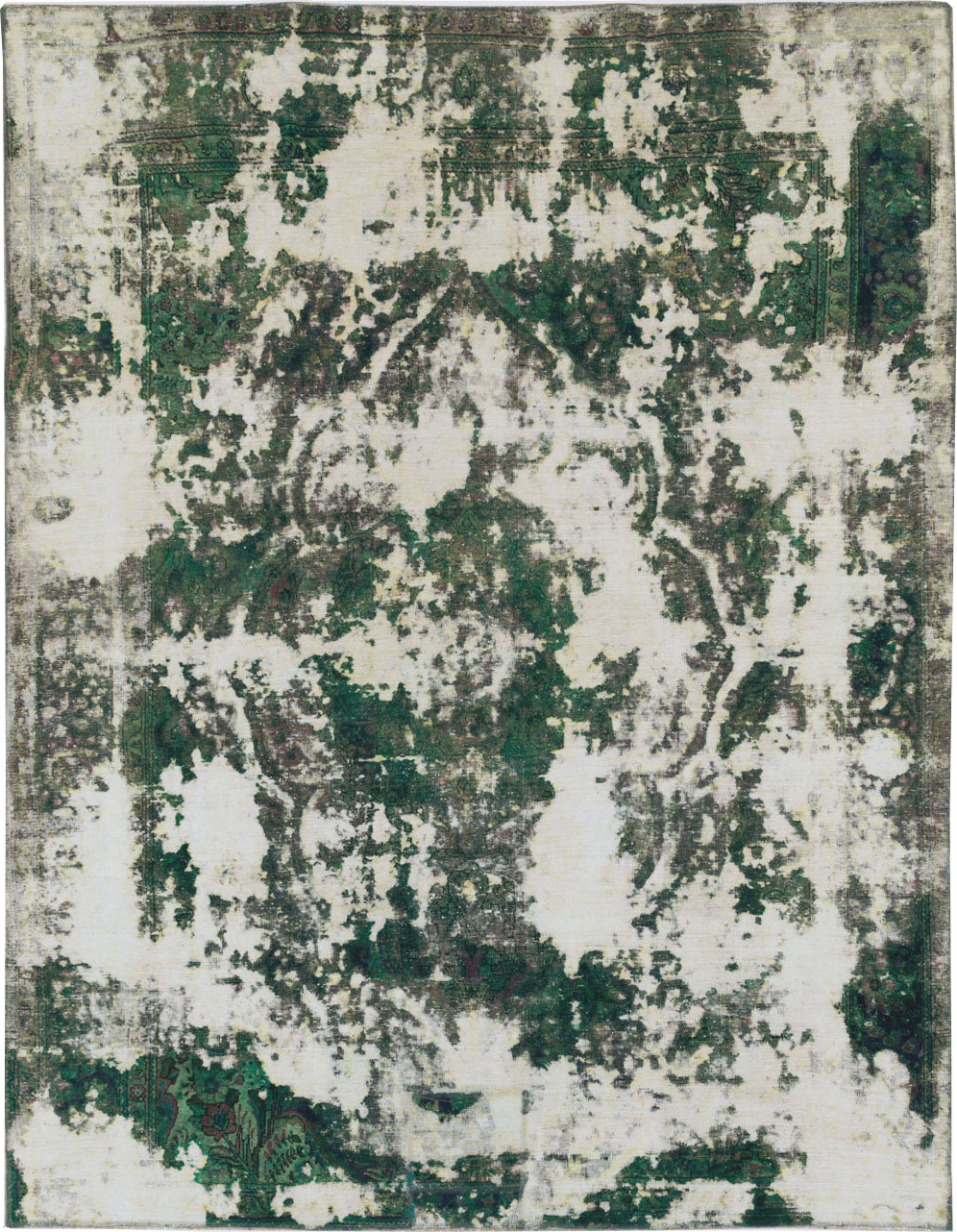 Antique Distressed Persian Tabriz Rug, No.25238 - Gss